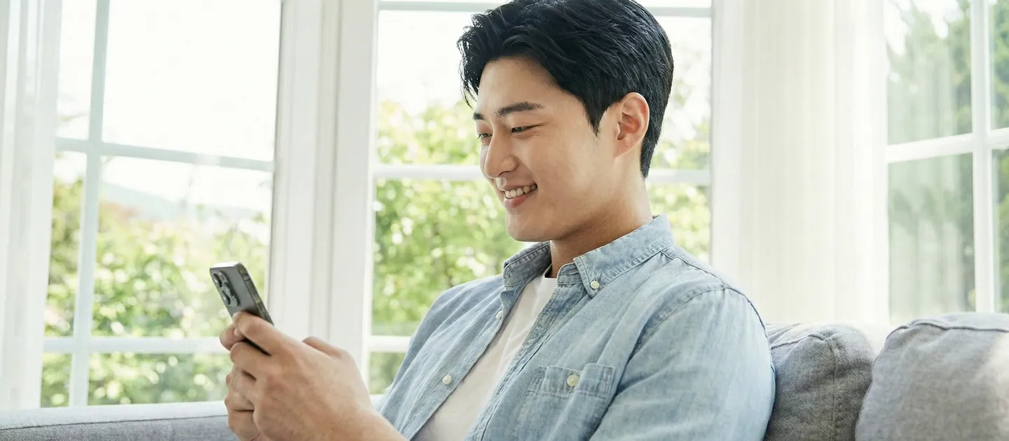 멈추는 자리 항목을 확인하는 장면을 담은 참고 사진